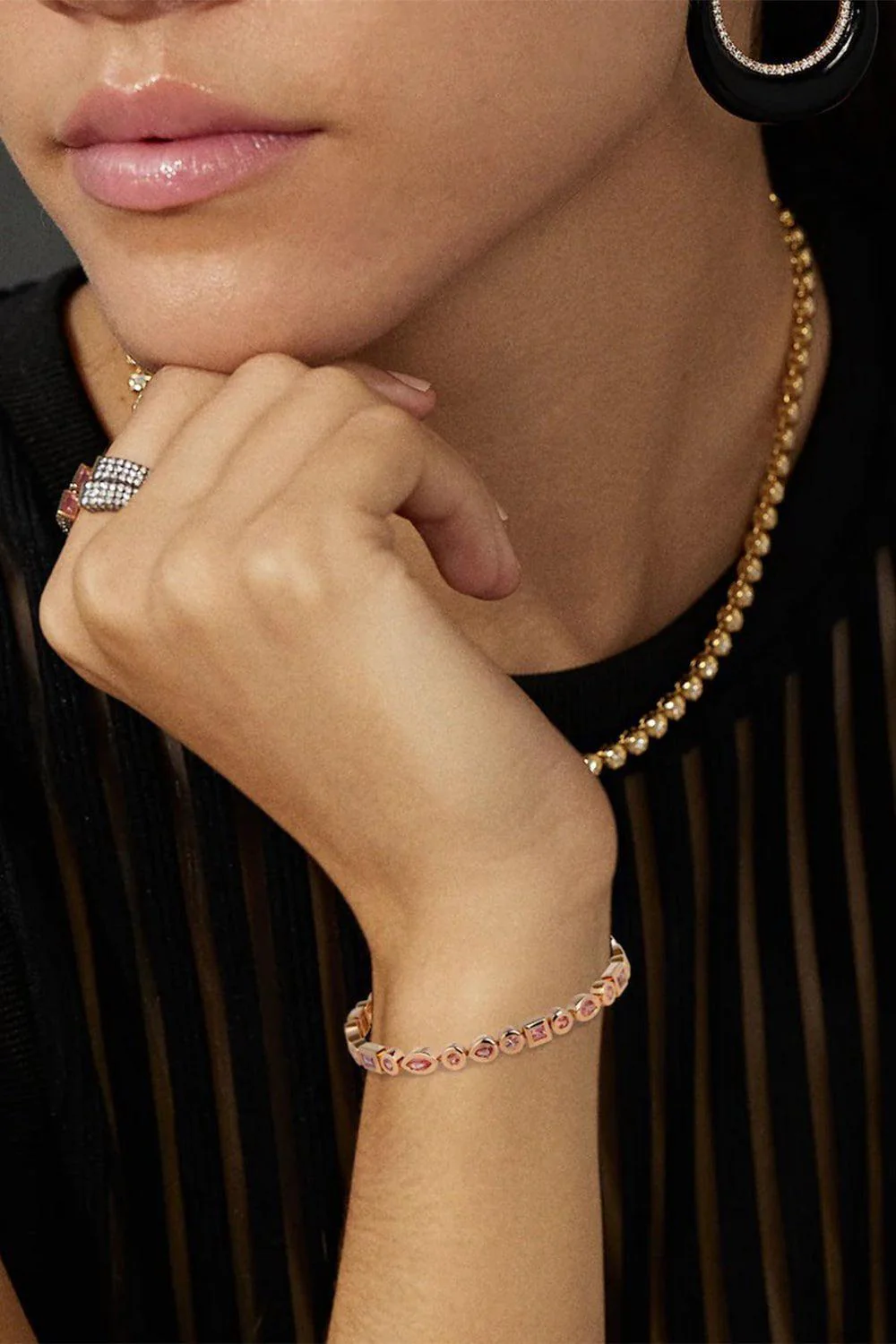 Bezel Tennis Bracelet - Image 2