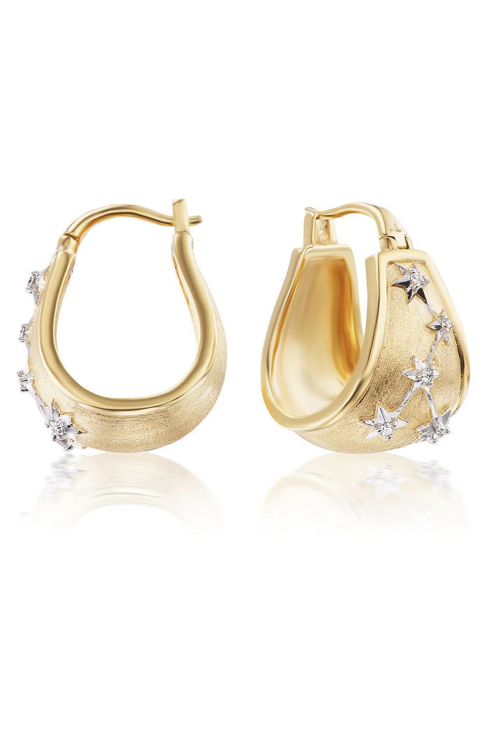Constellation Huggie Earrings - Image 3
