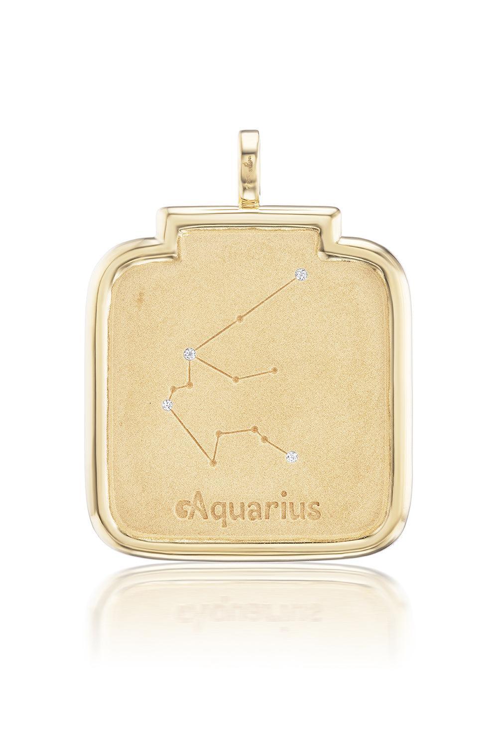 Diamond Aquarius Pendant - Image 4