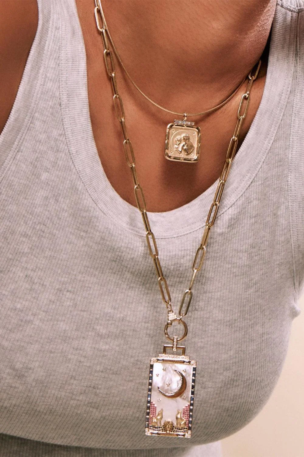 Diamond Aries Zodiac Pendant - Image 2