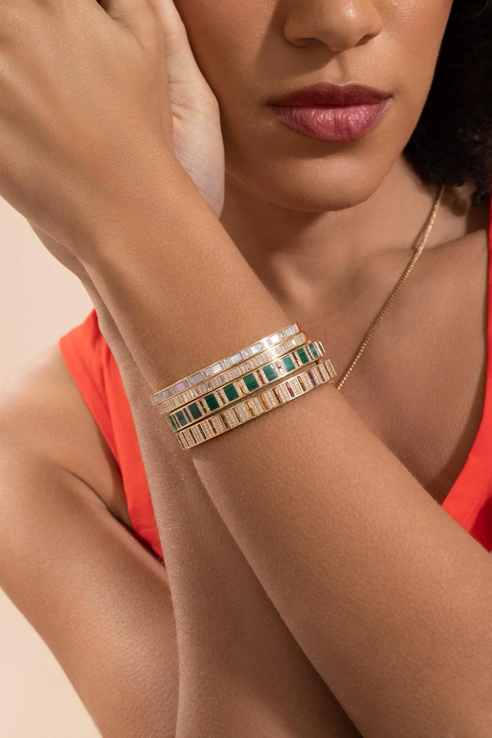 Diamond Bangle Bracelet - Image 3