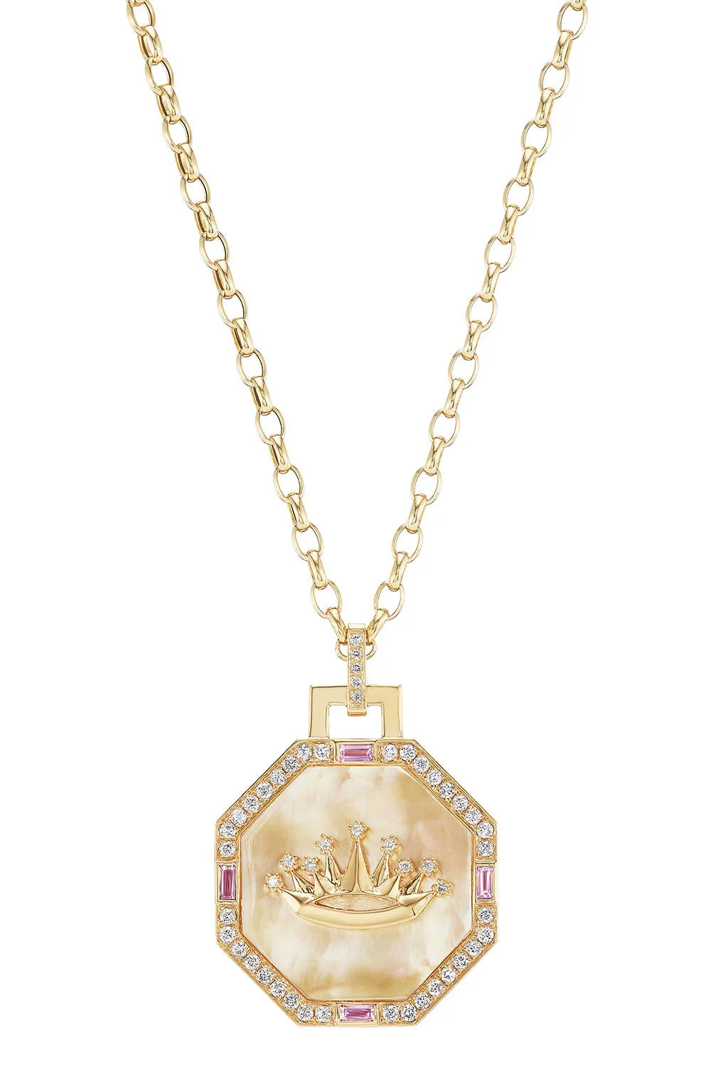 Empress Octogonal Pendant Necklace