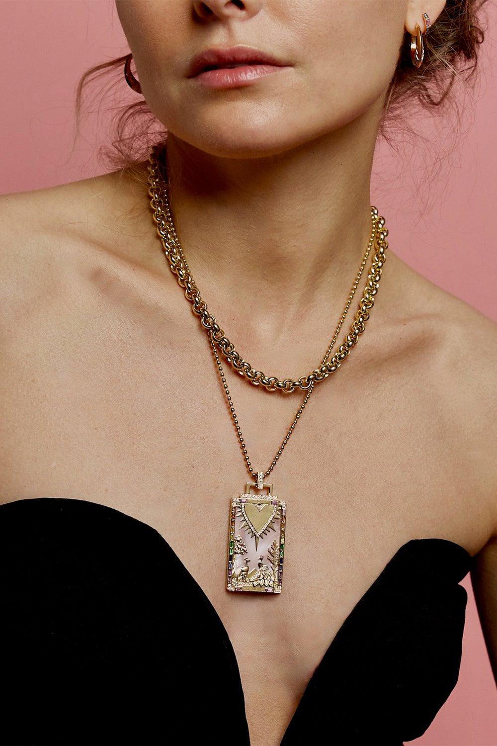 Gli Amanti Tarot Card Necklace - Image 2