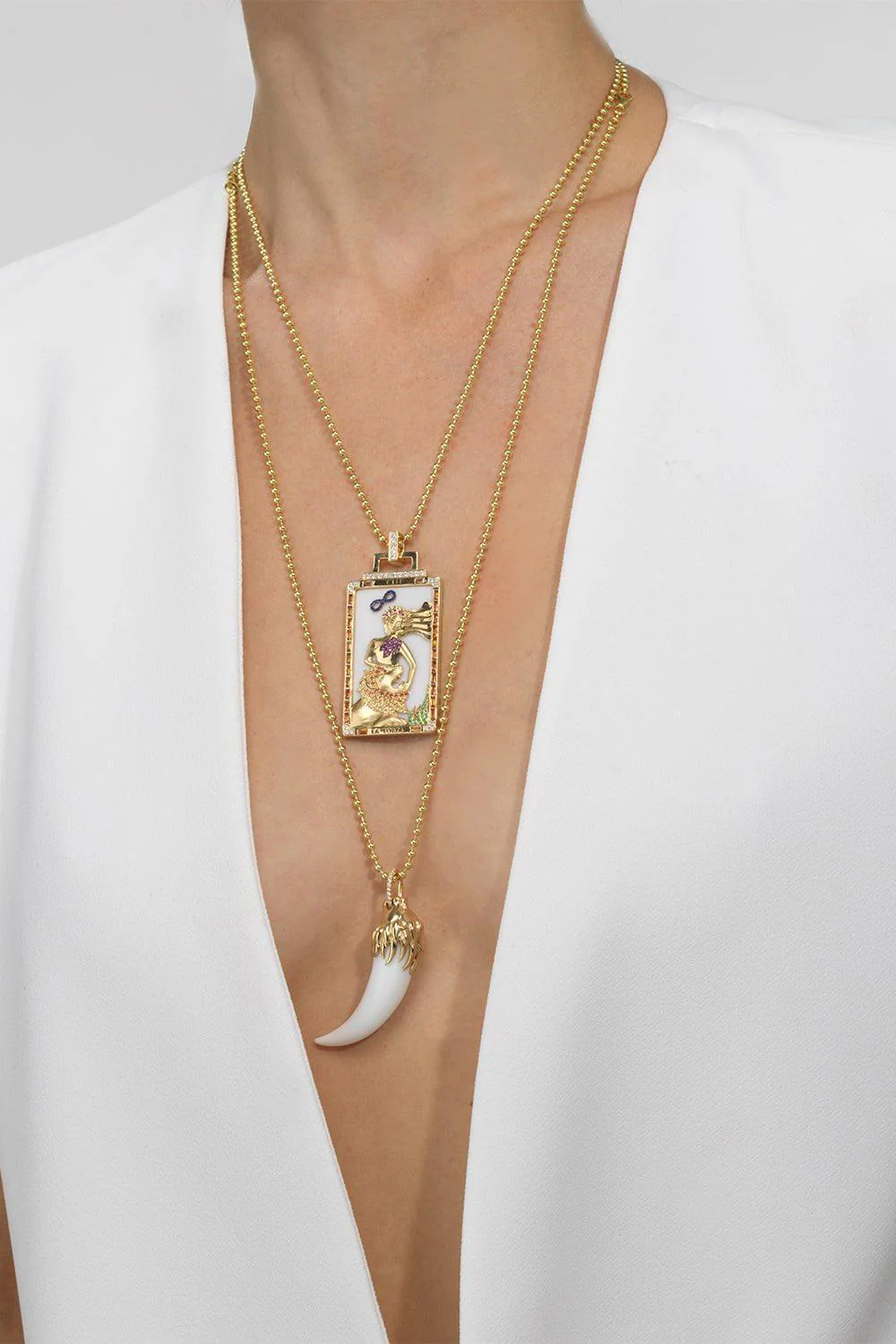 La Forza Tarot Pendant Necklace - Image 2