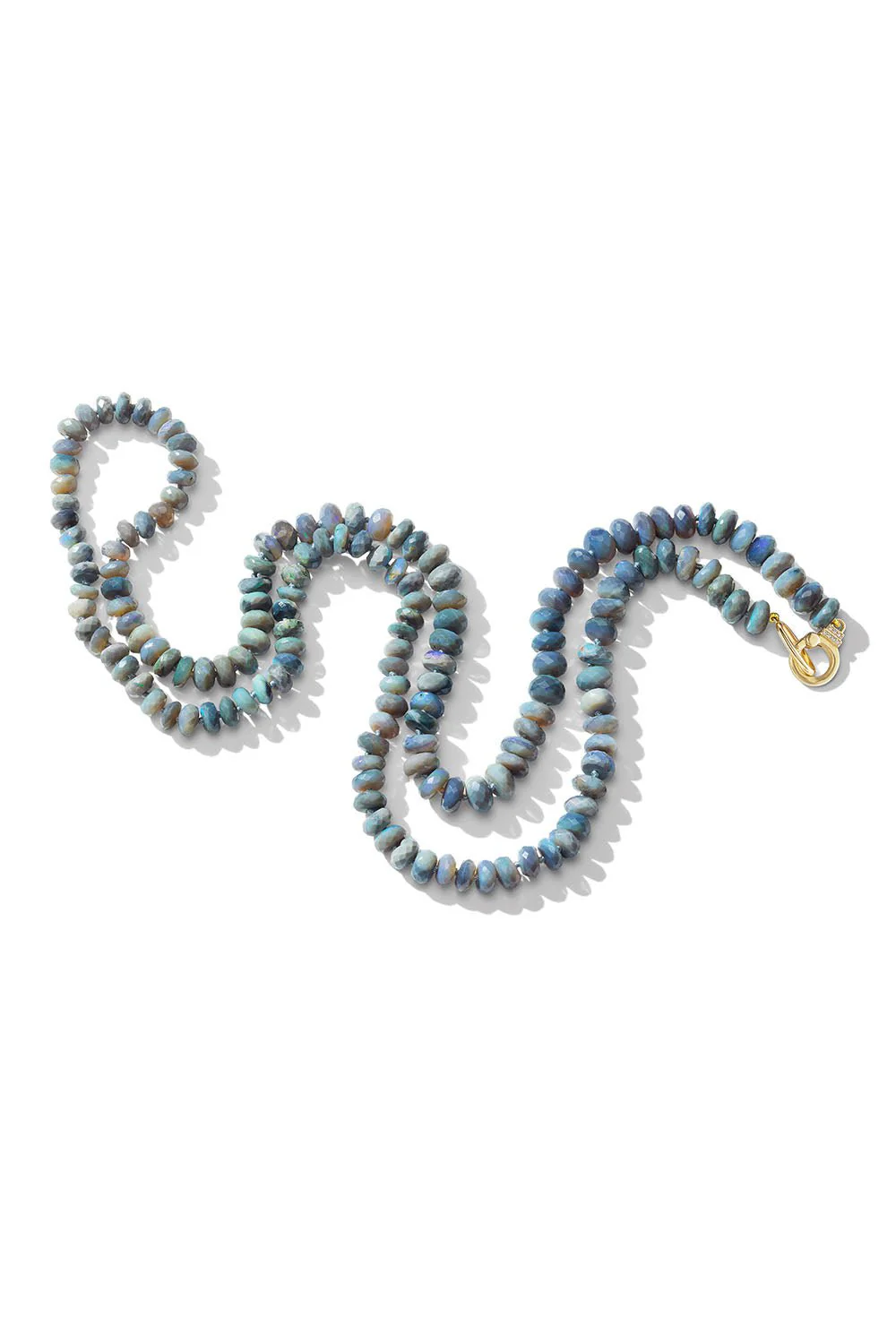 Opal Beaded Diamond Necklace - Image 3