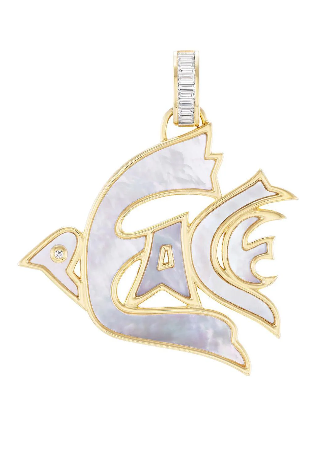 Pearl Peace Dove Pendant