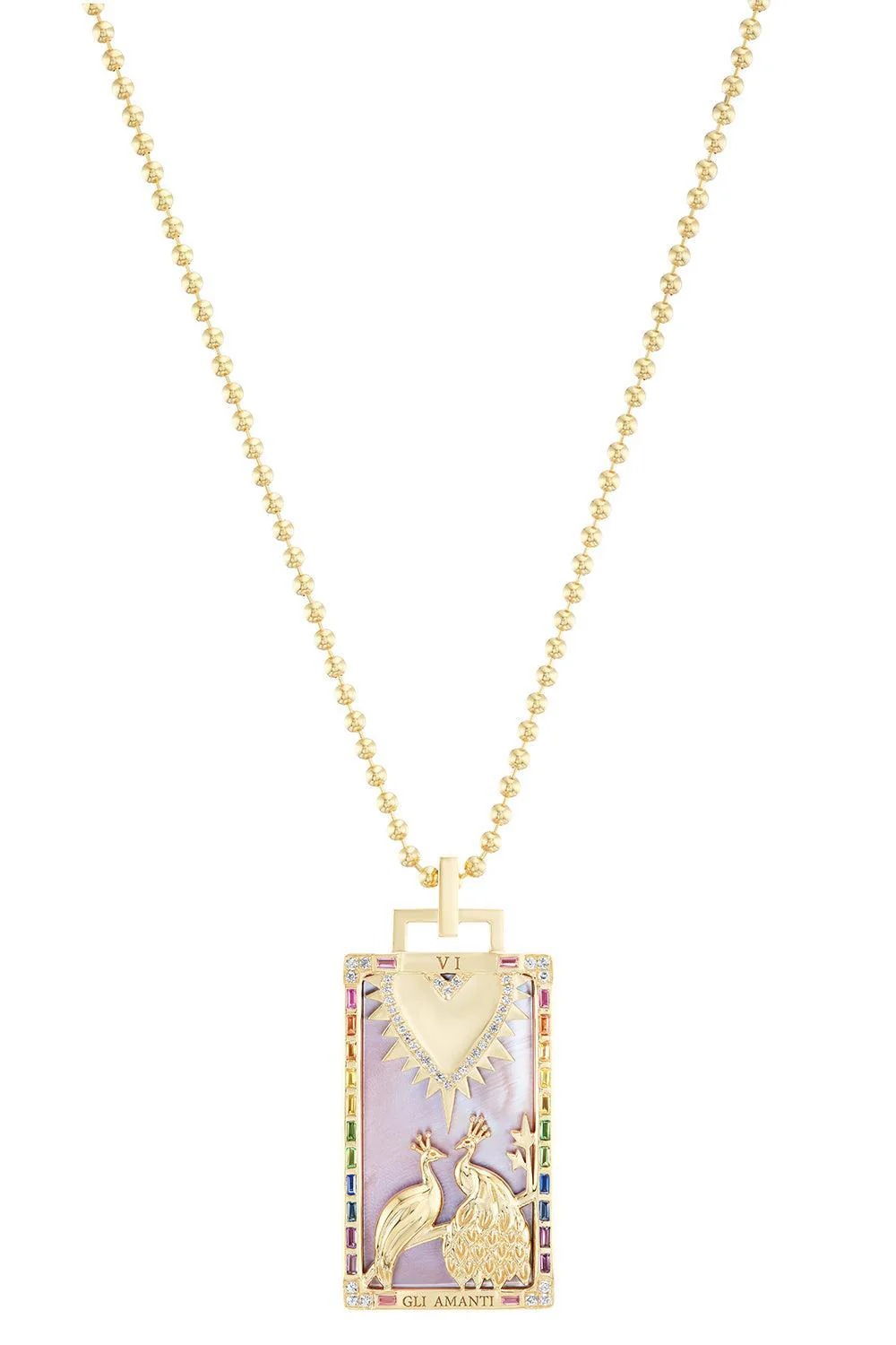 Pearl Sapphire Amanti Pendant - Image 3