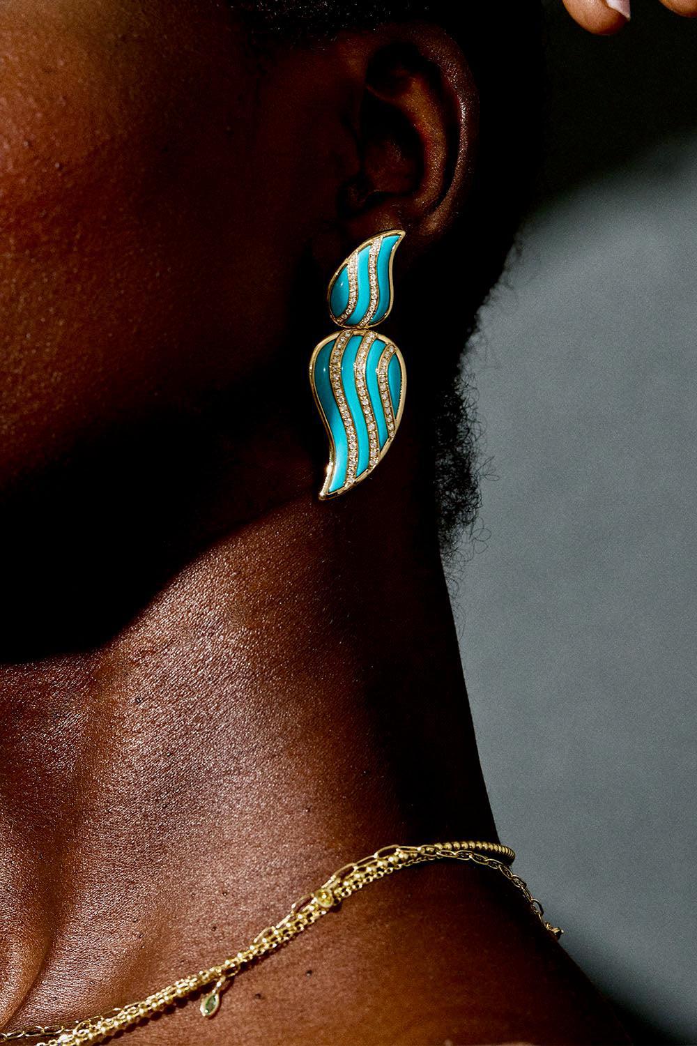 Stardust Statement Earrings - Image 3