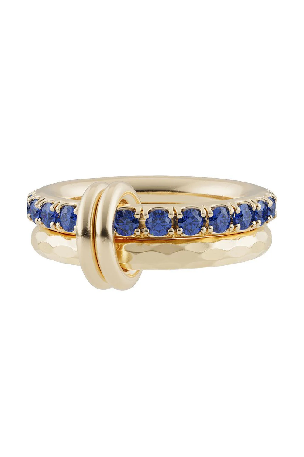 Blue Sapphire Vetra Vulcan Ring