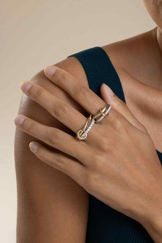 Diamond Halley Four Band Ring - Image 3