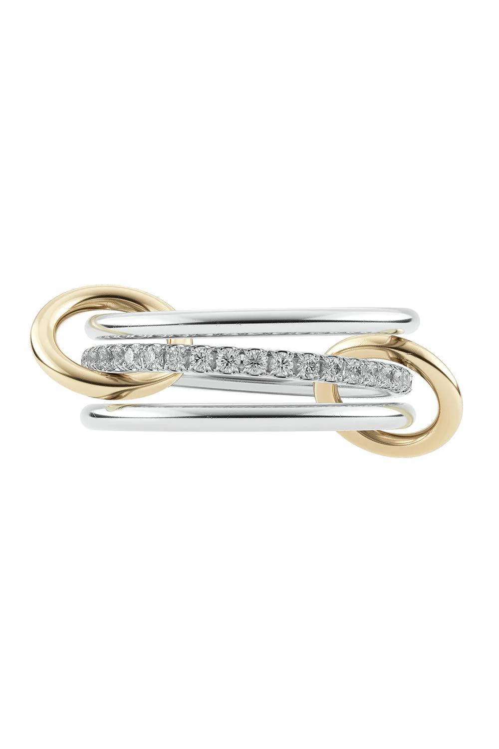 Grey Diamond Three Band Sonny SG Gris Ring