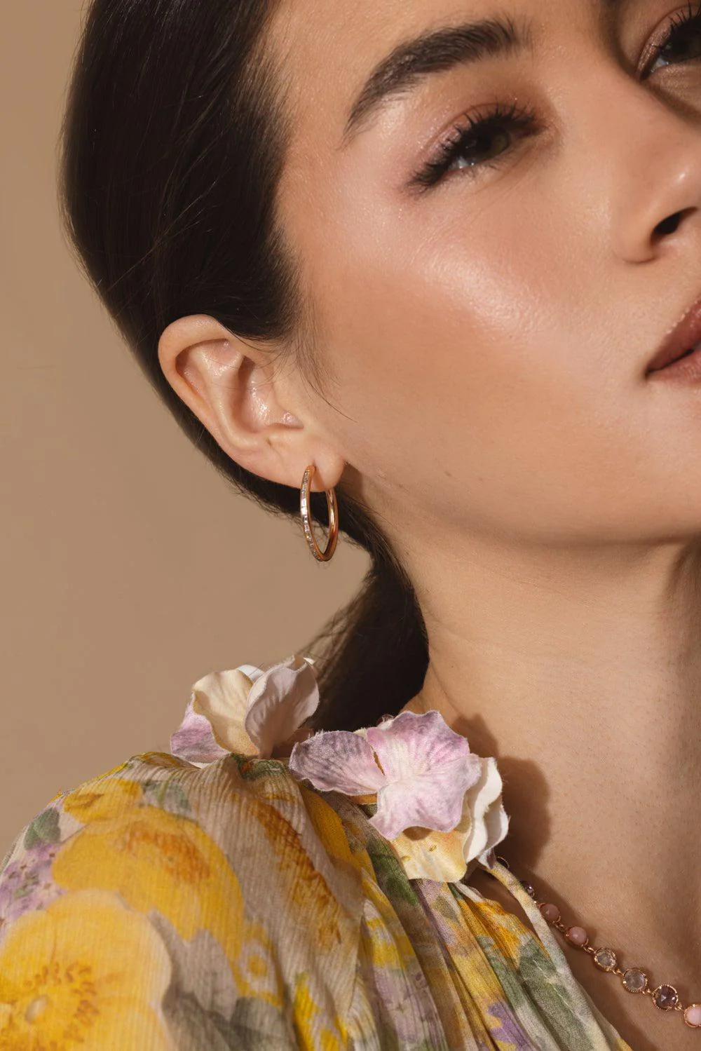 Miri Rose Hoop Earrings - Image 4