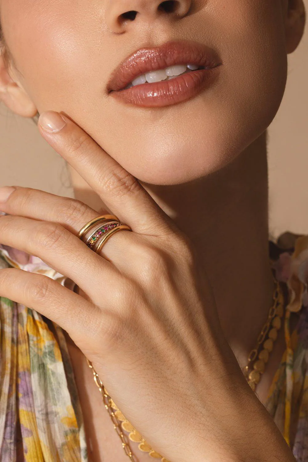Nimus YG Gris Four Link Ring - Image 2