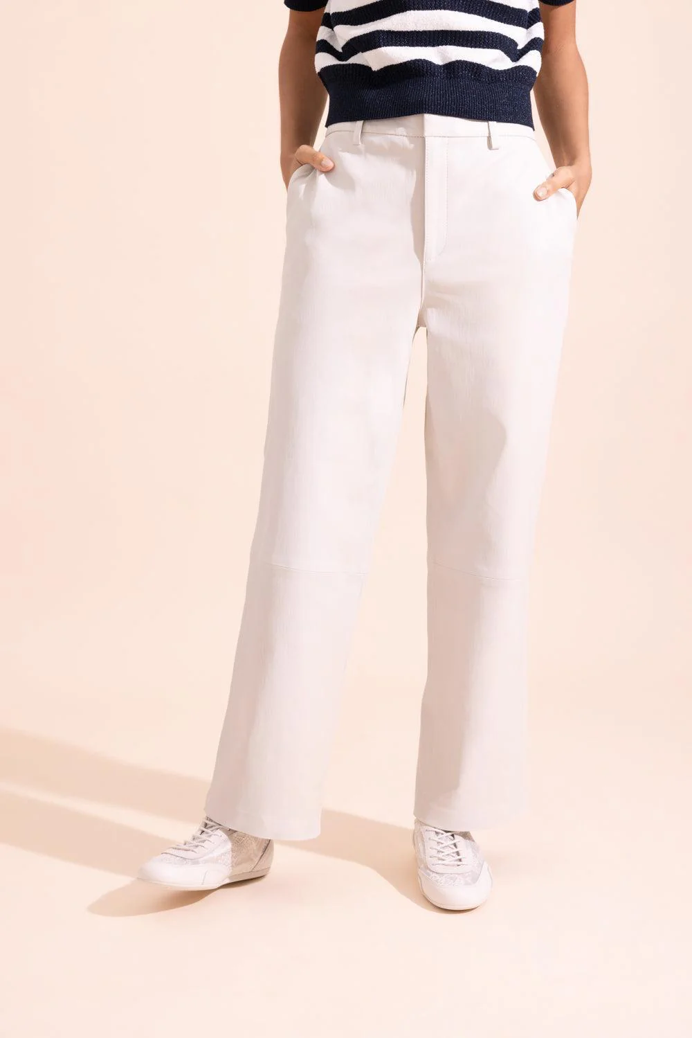 Cropped Baggy Trousers - Image 2