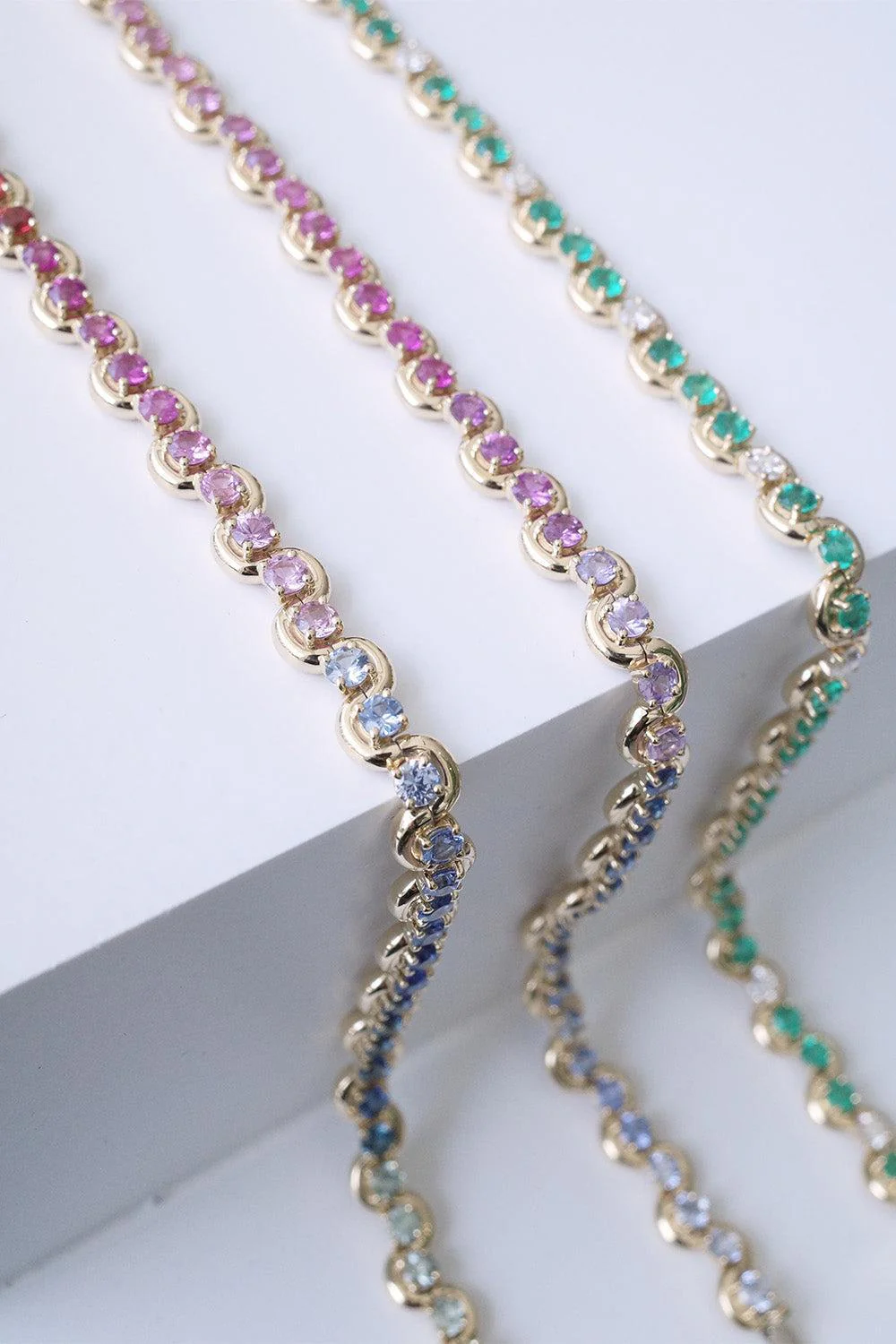 Edessa Mist Tennis Bracelet - Image 2