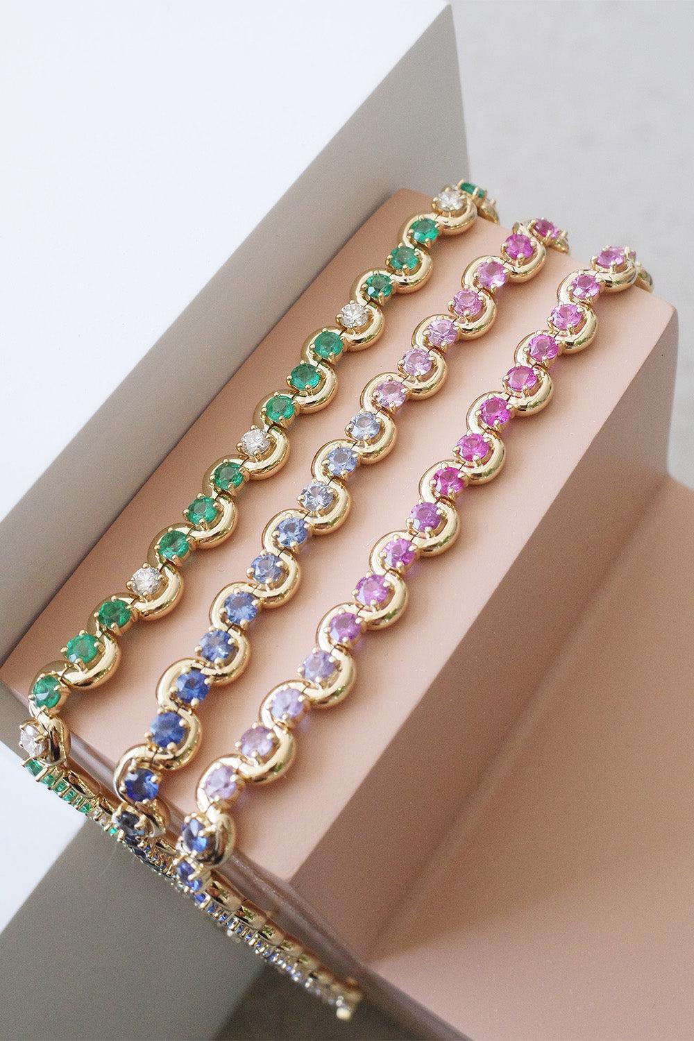 Edessa Mist Tennis Bracelet - Image 3