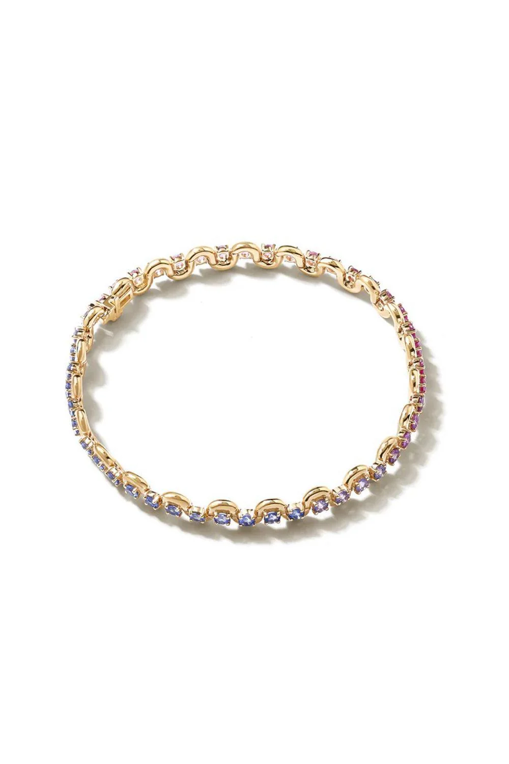 Edessa Mist Sapphire Tennis Bracelet - Image 5