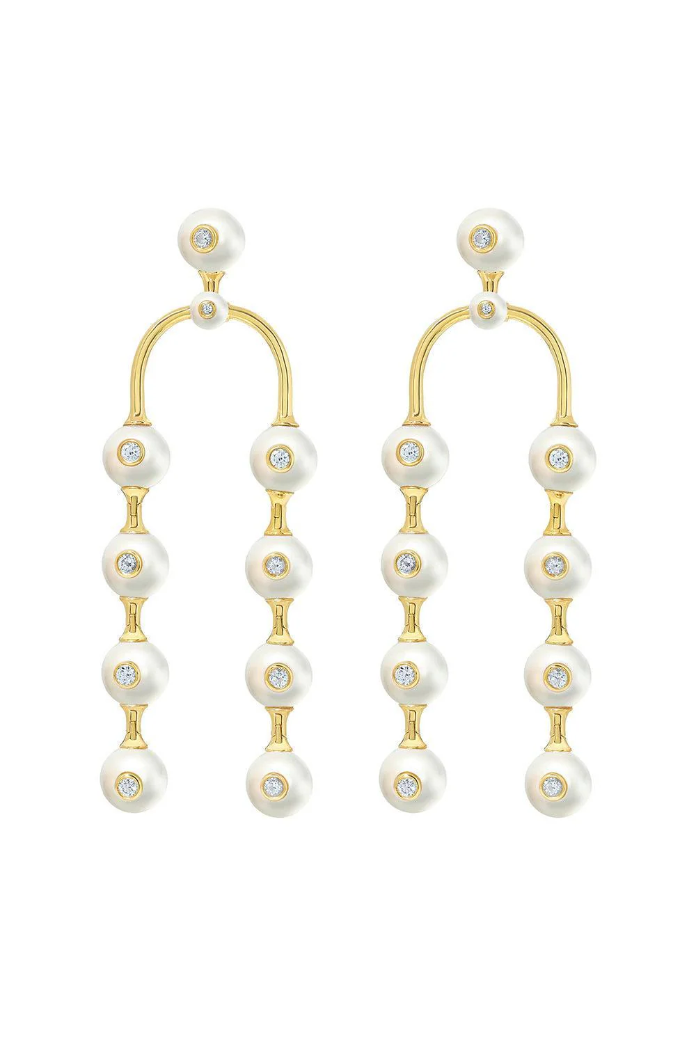 Nemara Grand Pearl Drop Earrings