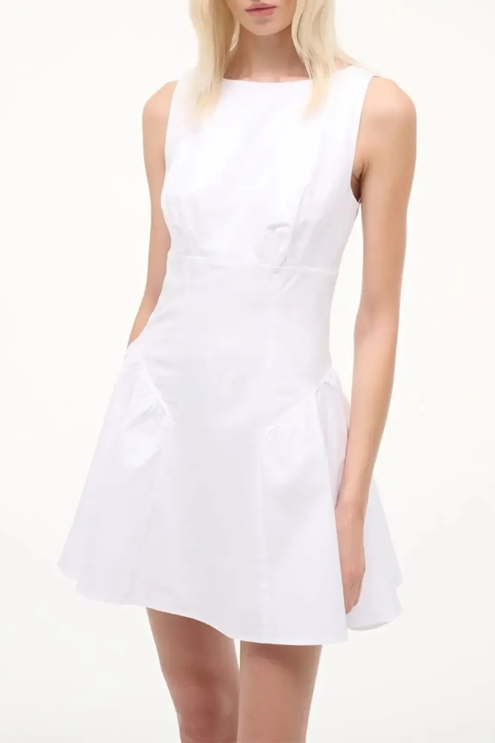 Gwen Mini Dress - White - Image 2