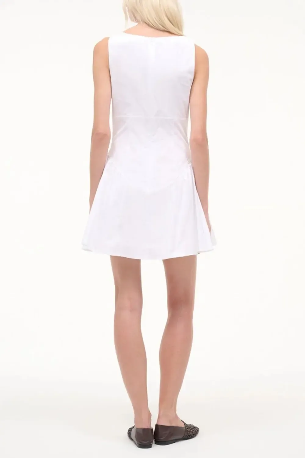 Gwen Mini Dress - White - Image 4