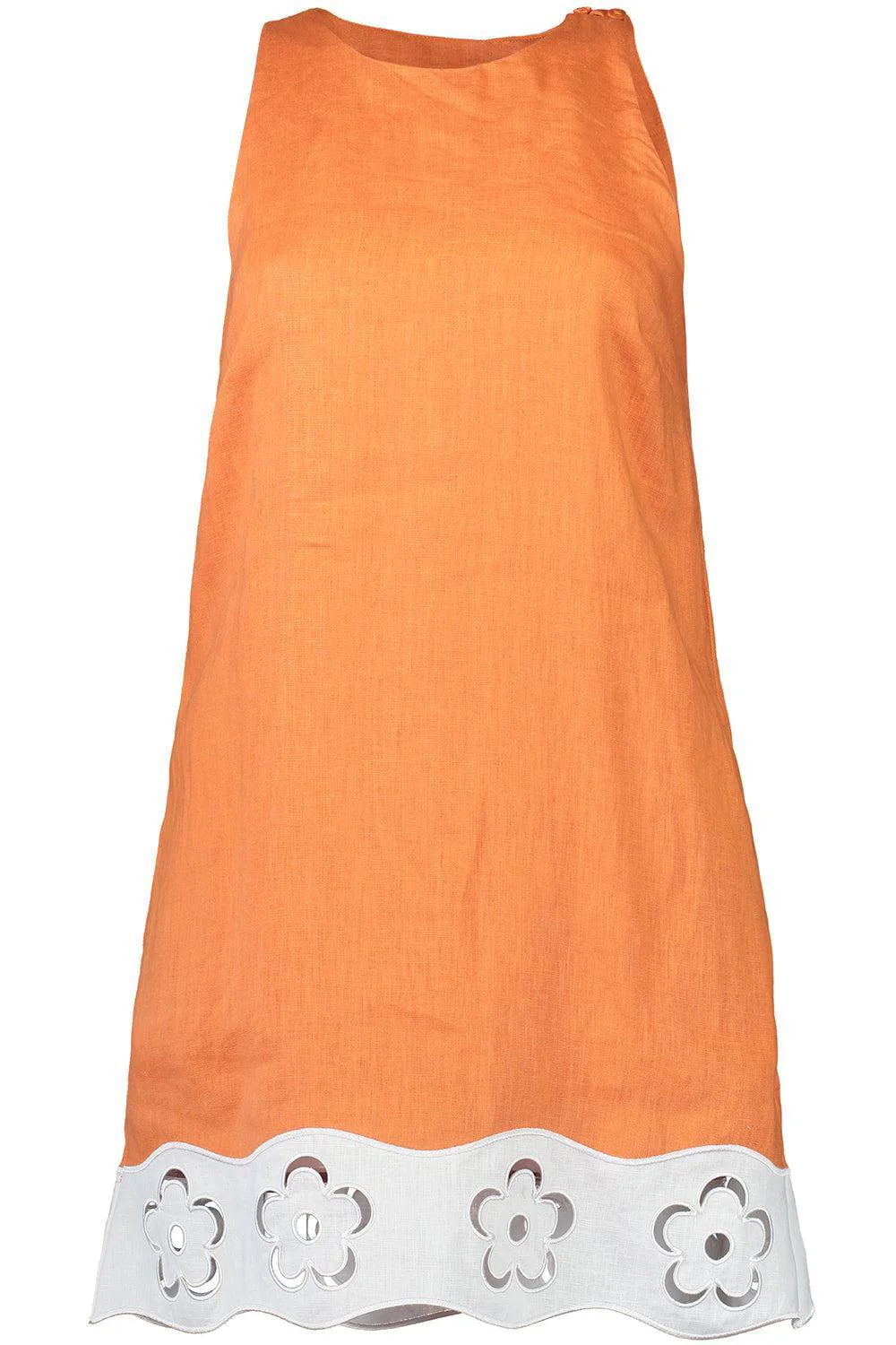 Mika Dress - Apricot White