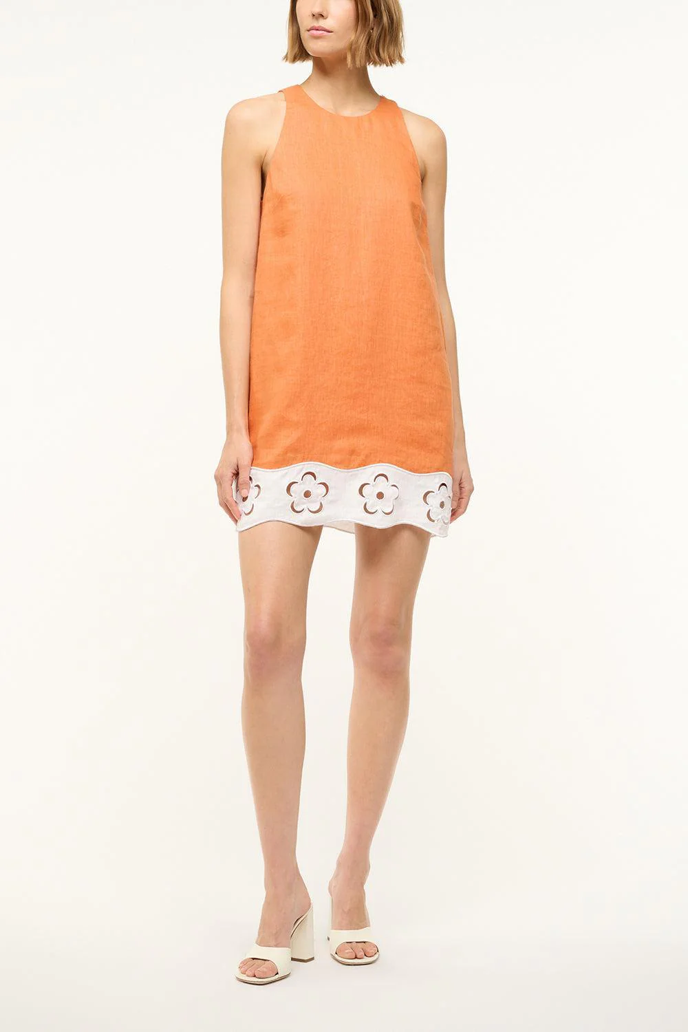 Mika Dress - Apricot White - Image 2