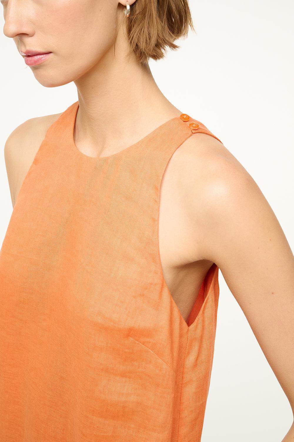 Mika Dress - Apricot White - Image 4