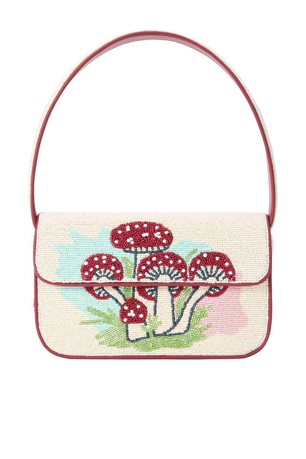 Tommy Beaded Bag - Mushroom Tea