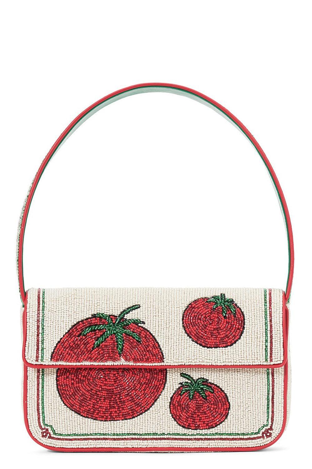 Tommy Beaded Bag - Tomato