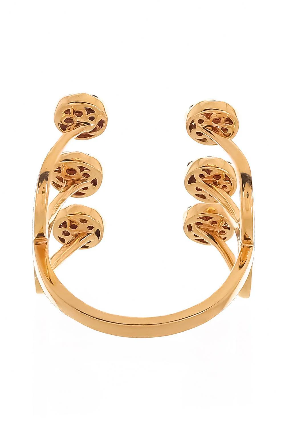 Brown Diamond Open Ring - Image 6