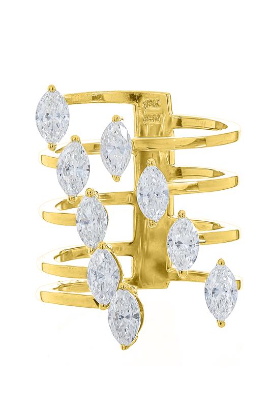 Diamond Open Ring