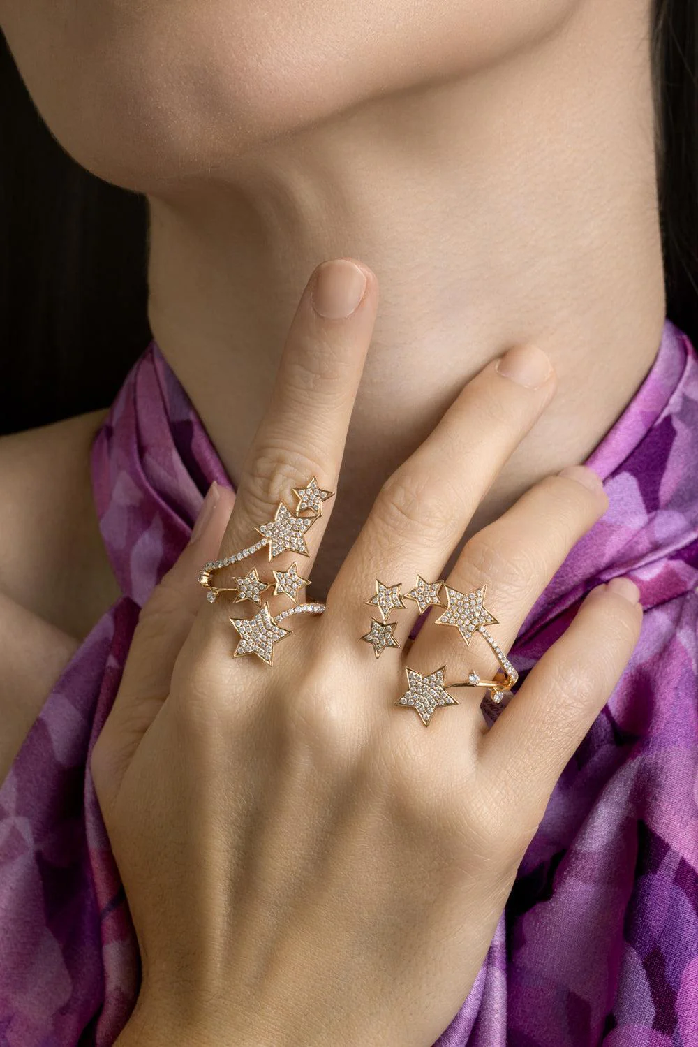 Diamond Star Multifinger Ring - Image 4