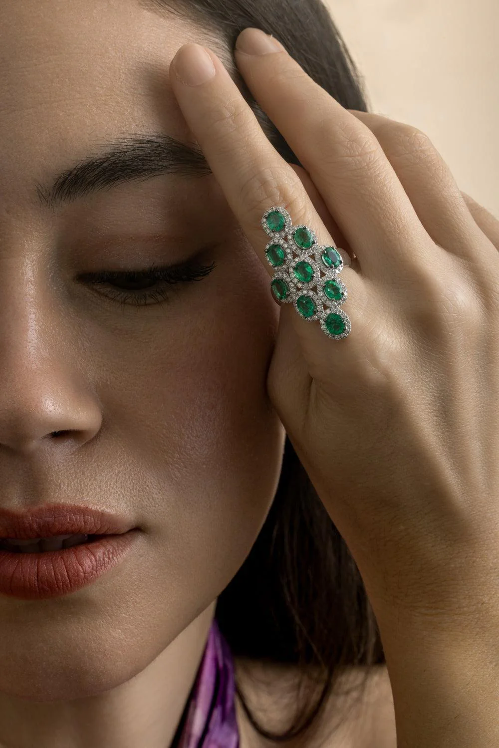 Emerald Diamond Ring - Image 3