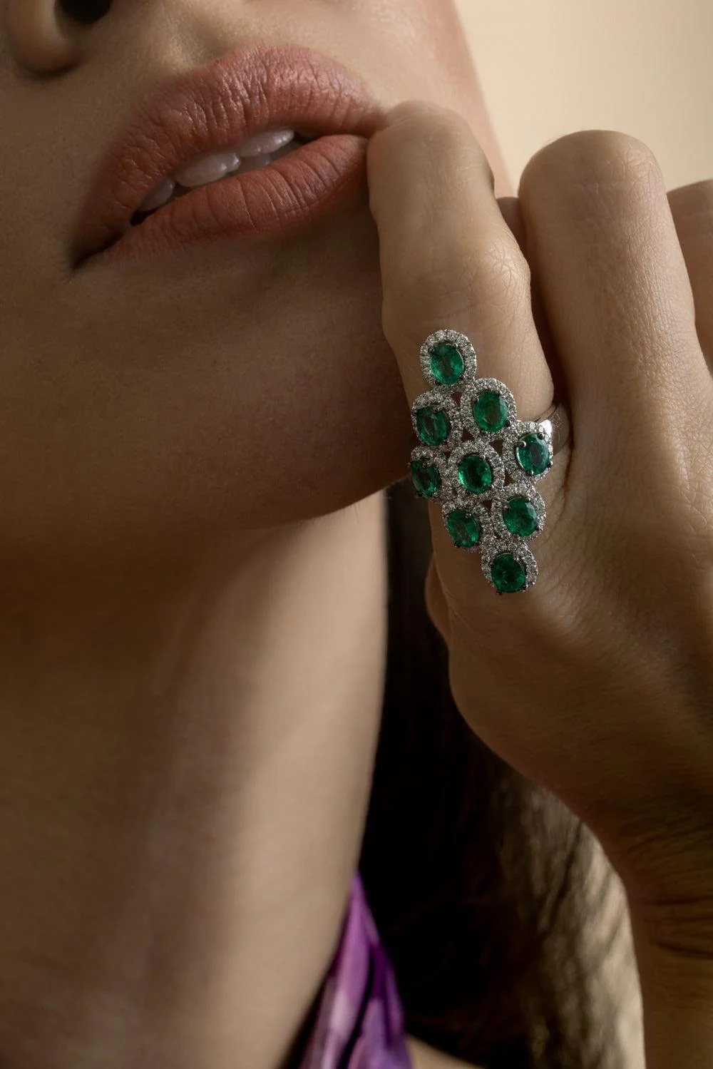 Emerald Diamond Ring - Image 4
