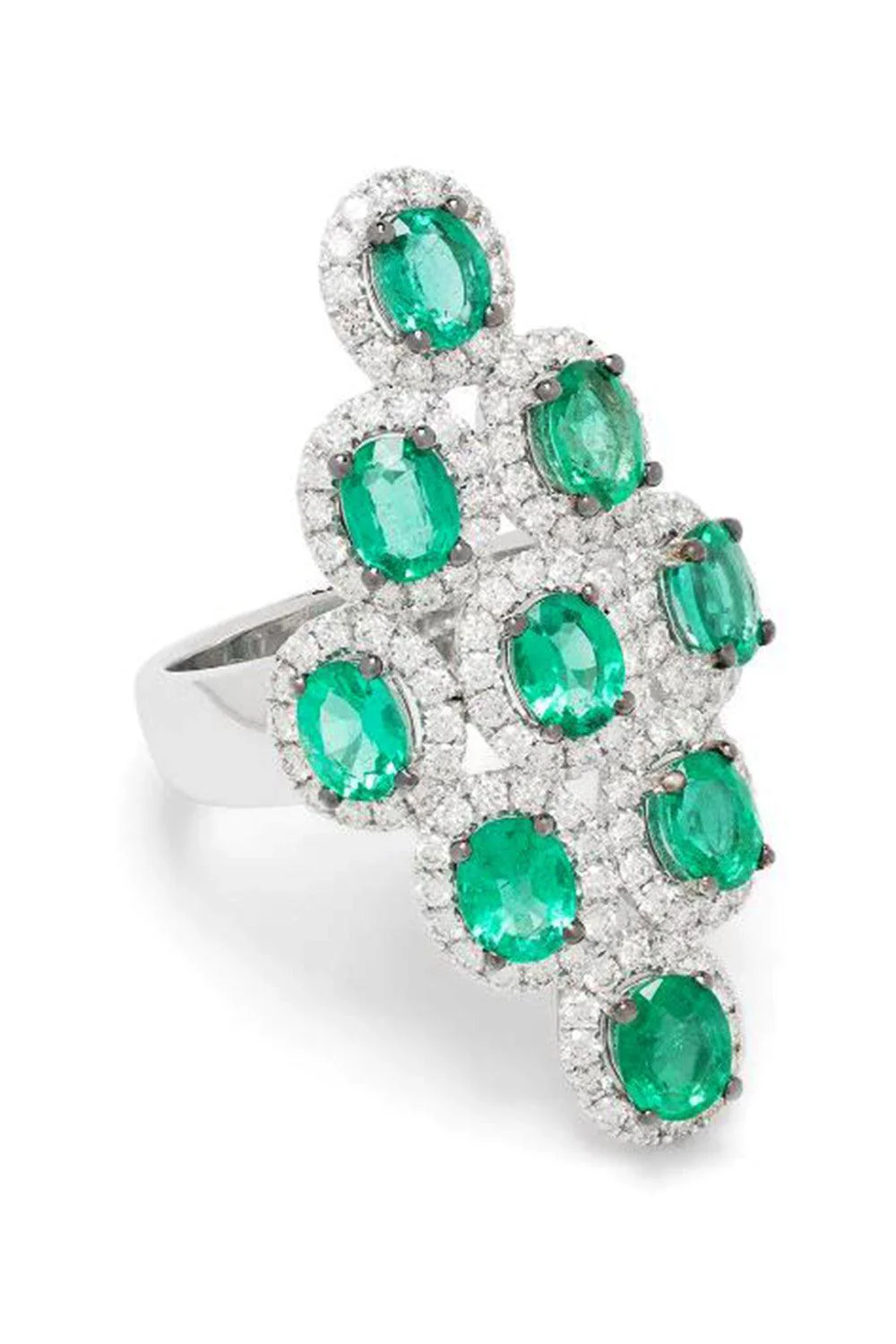 Emerald Diamond Ring - Image 6