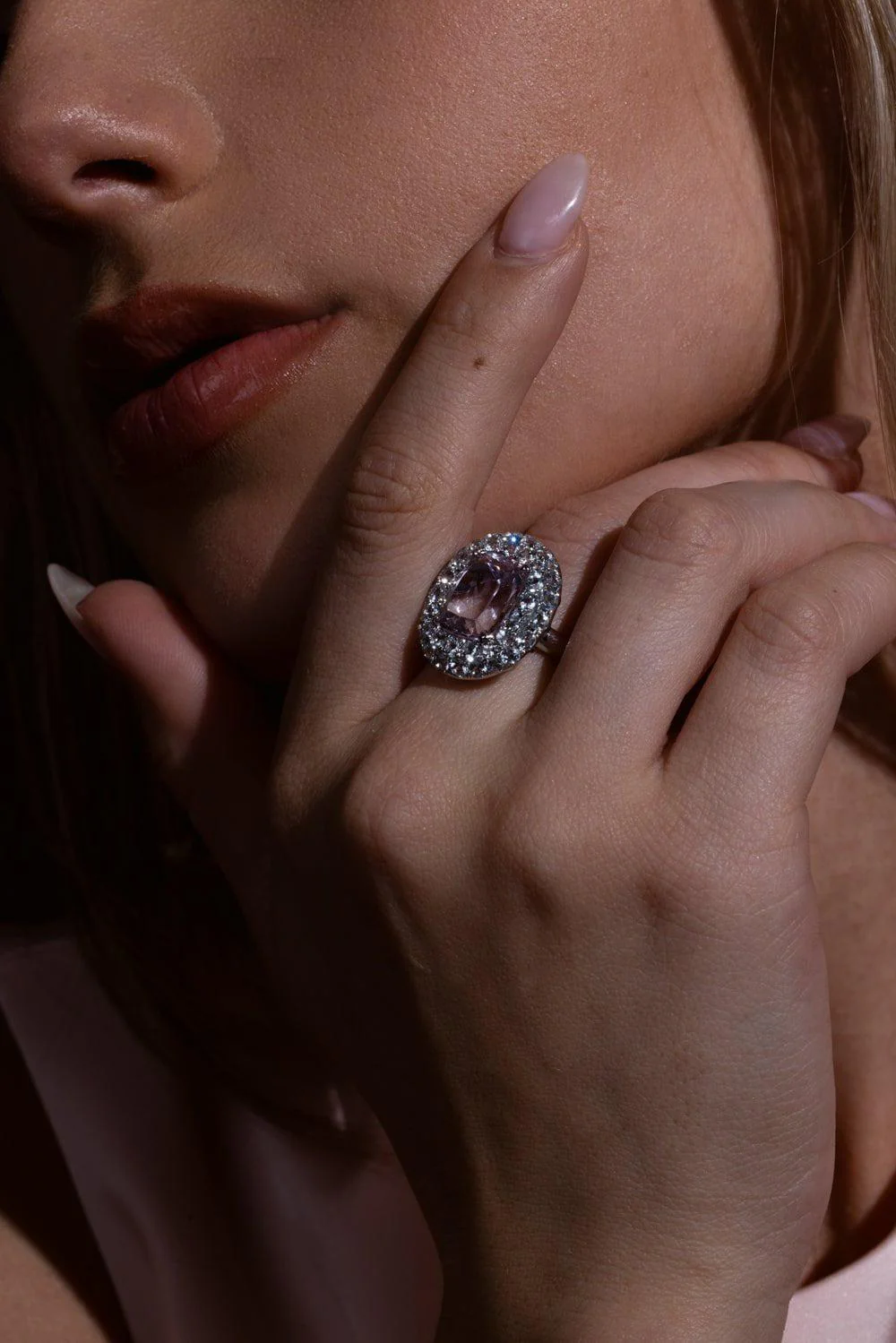 Kunzite Aquamarine Ring - Image 3