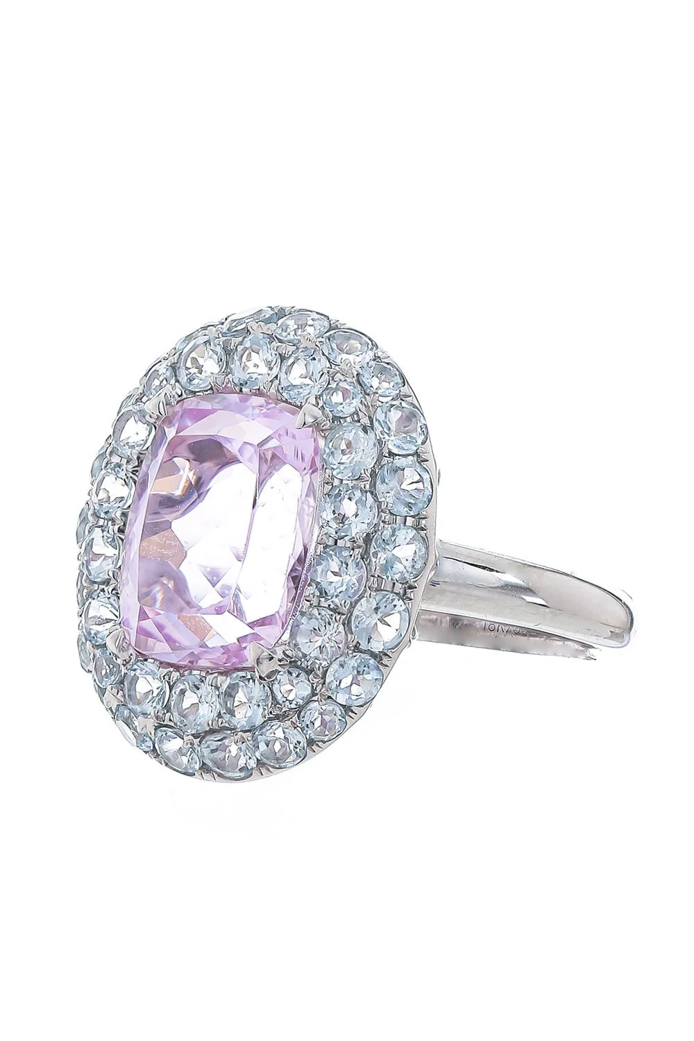 Kunzite Aquamarine Ring - Image 4