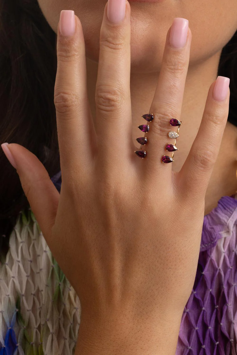 Rhodolite Garnet Aurore Ring - Image 3