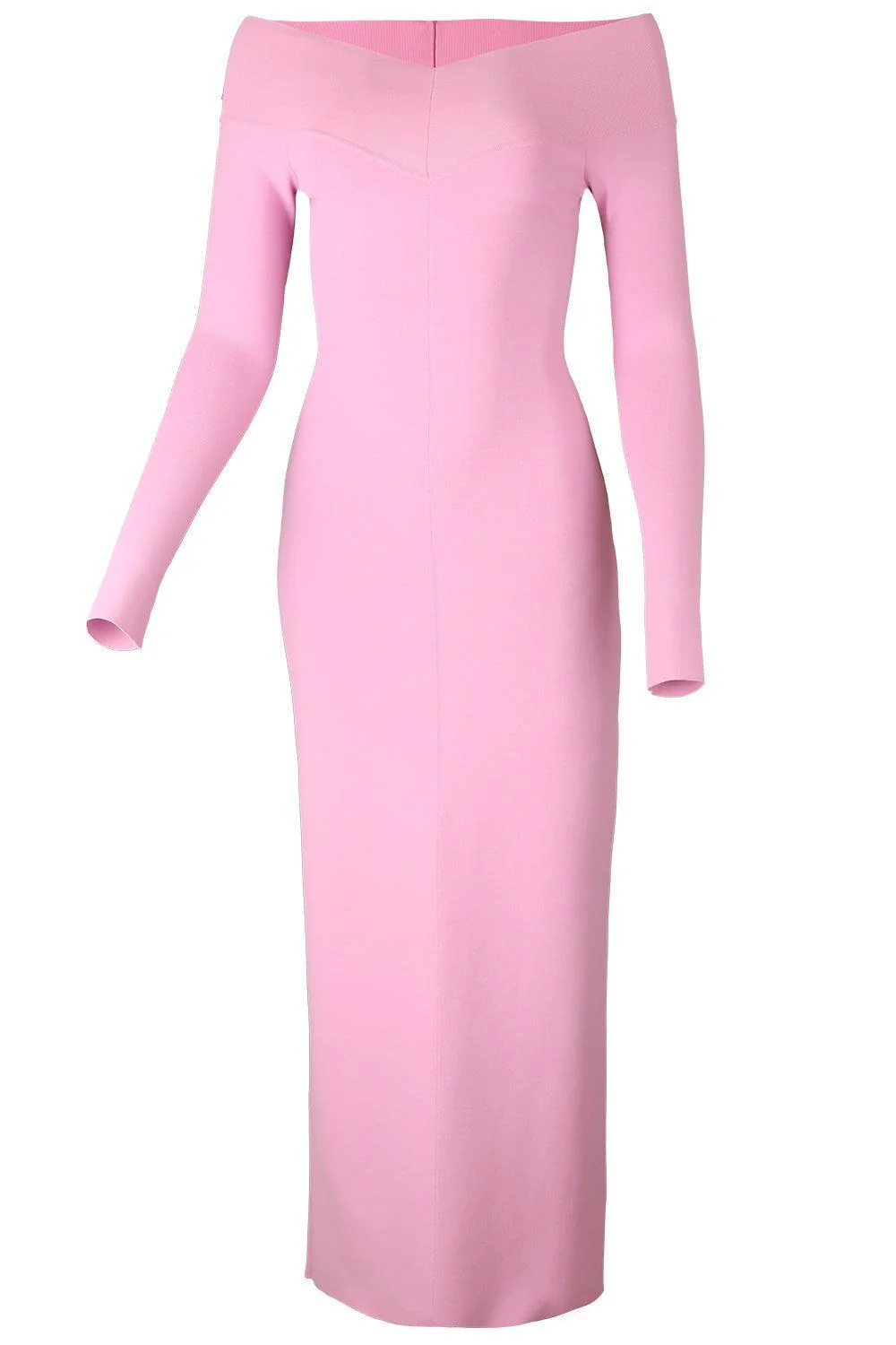 Compact Knit Long Sleeve Dress