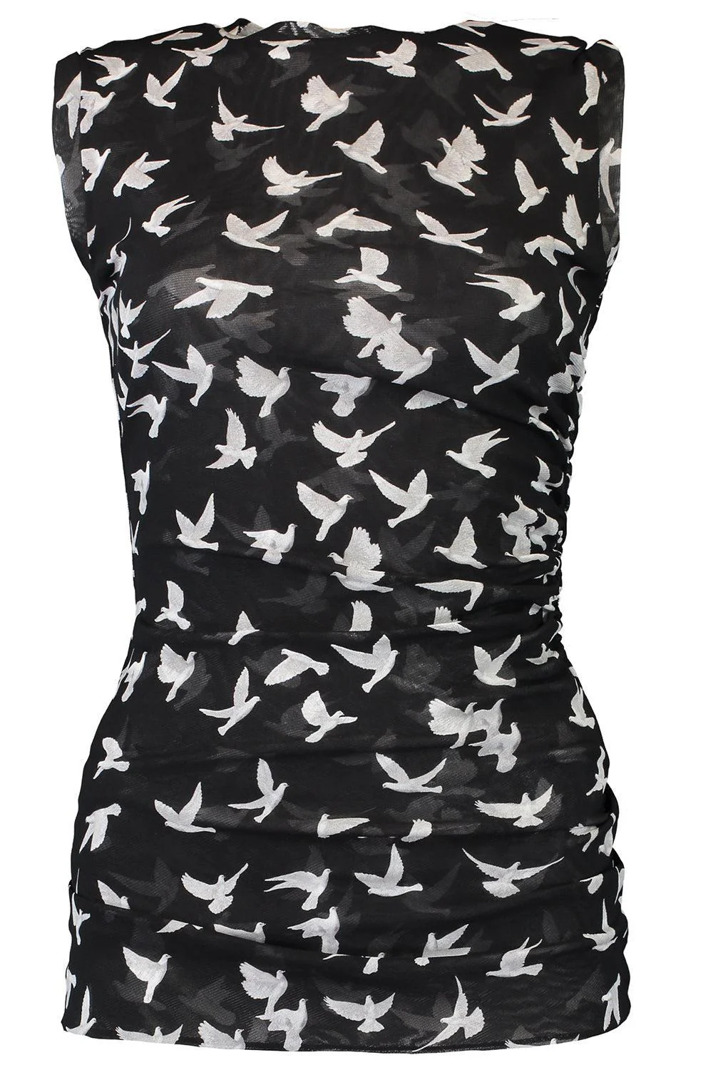 Dove Print Sleeveless Top