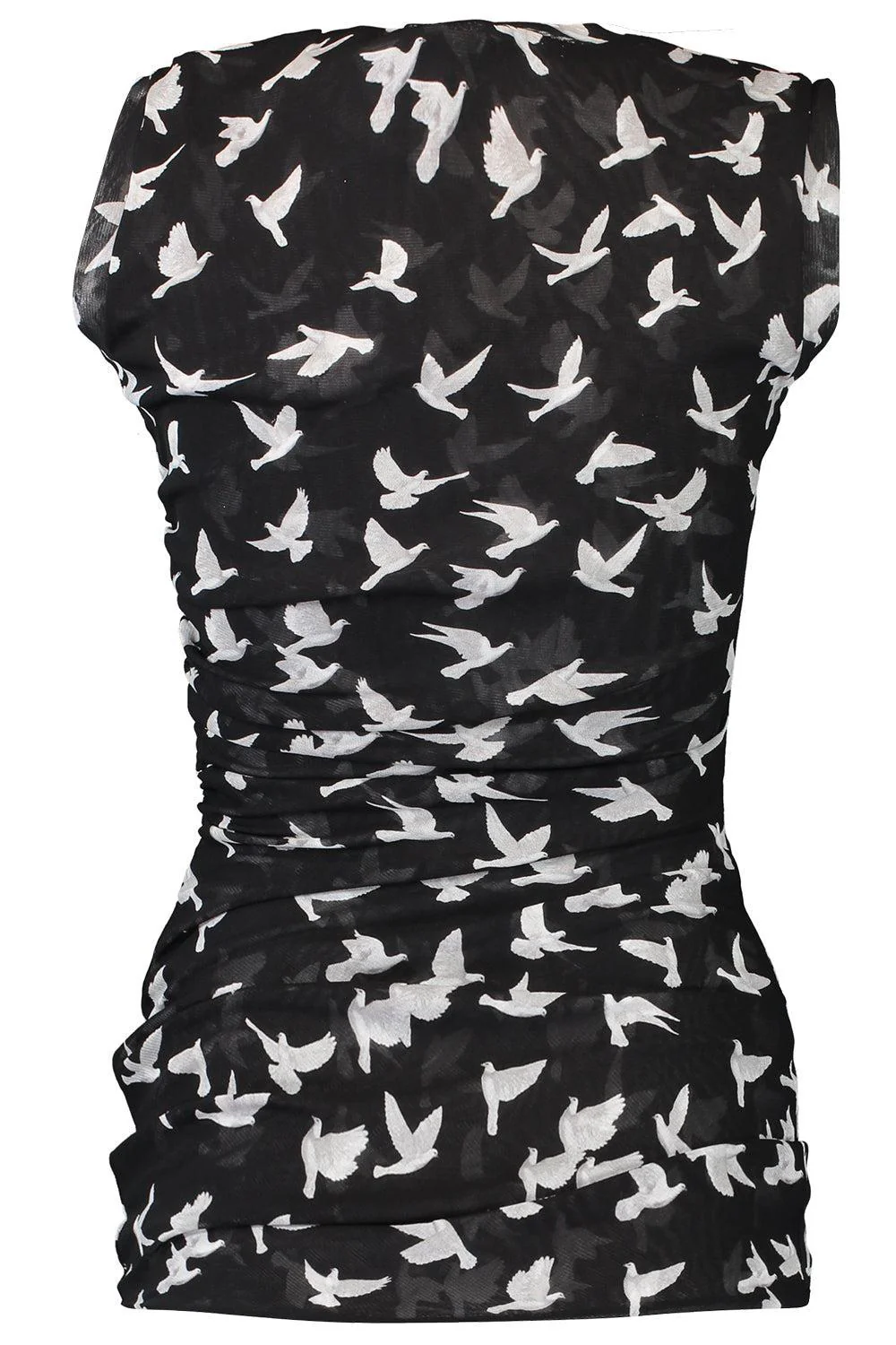 Dove Print Sleeveless Top - Image 5