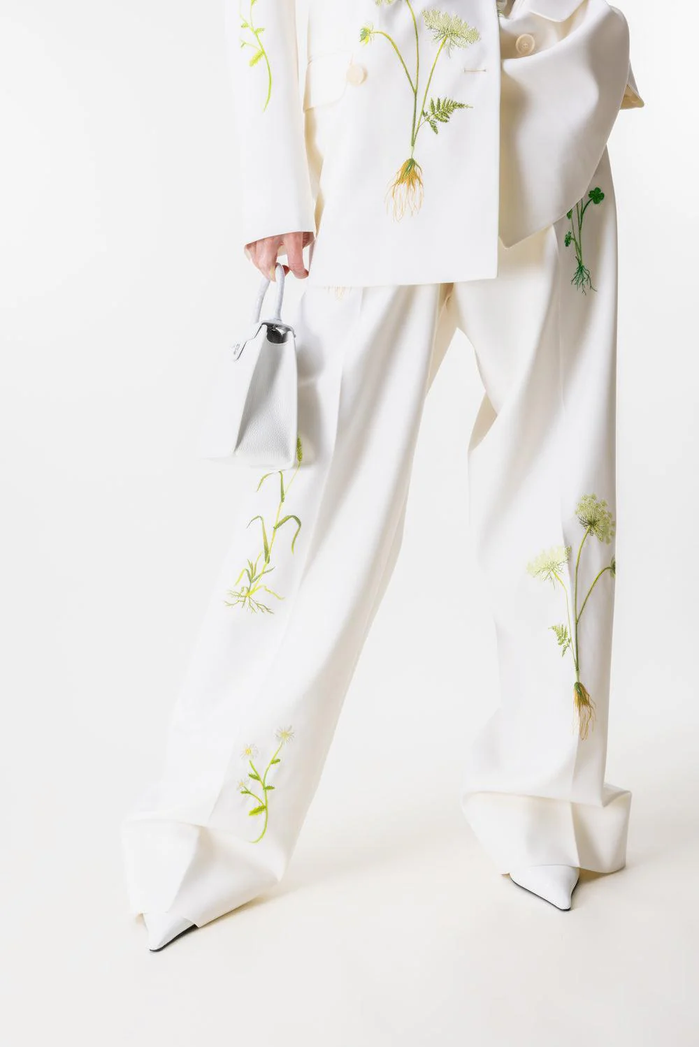 Embroidered Double Breasted Jacket - Image 4