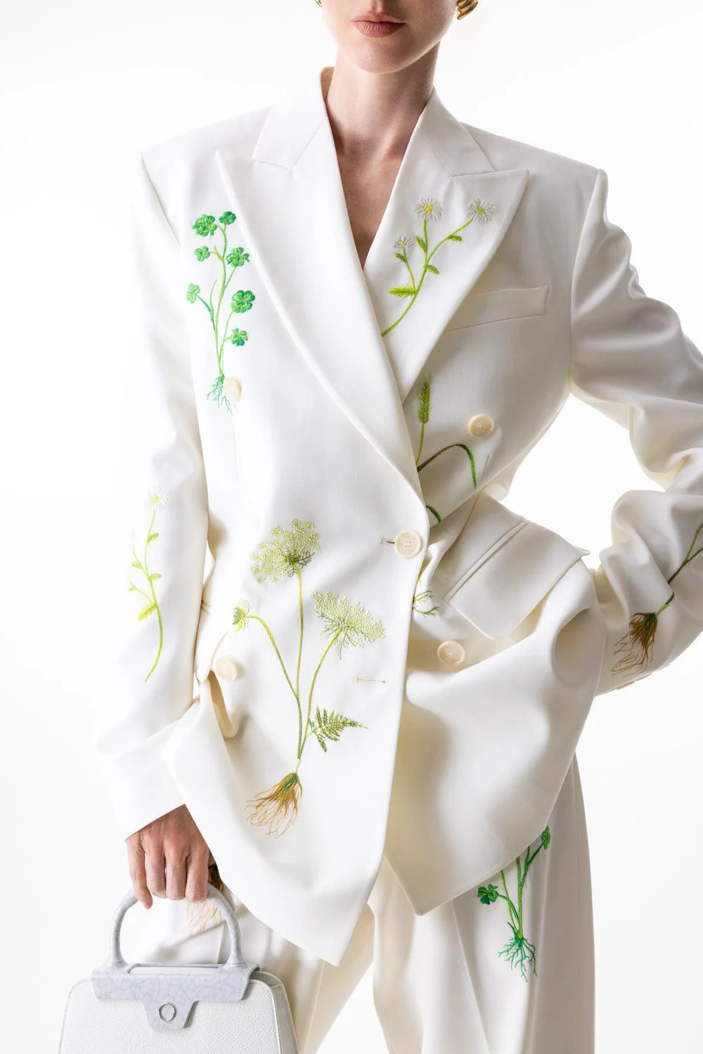 Floral Embroidery Pants - Image 3