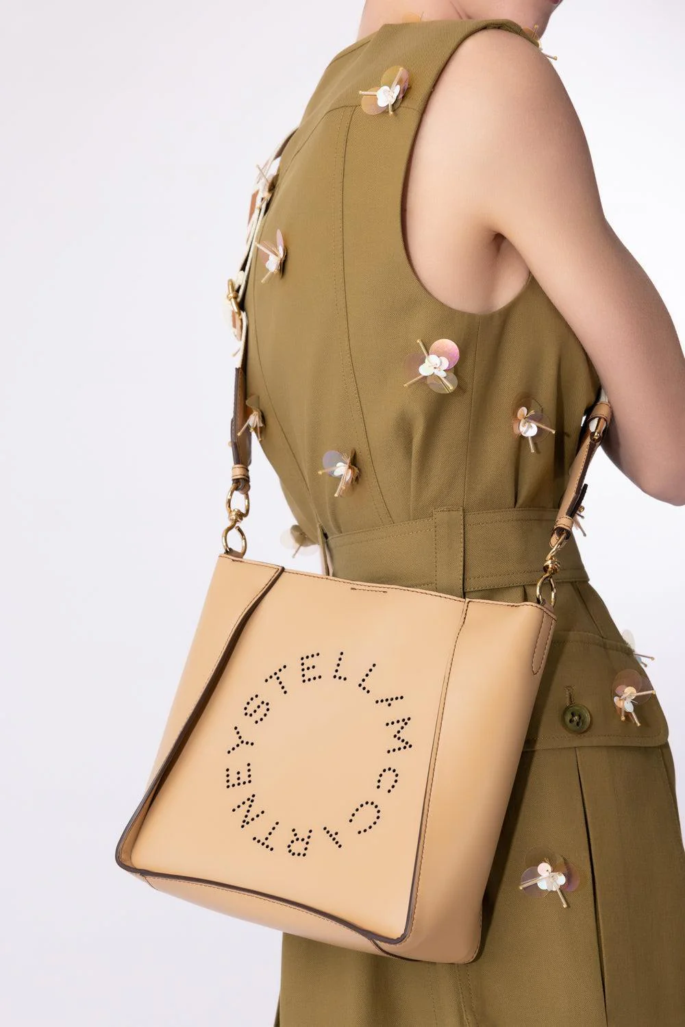 Logo Crossbody Bag - Fawn - Image 2