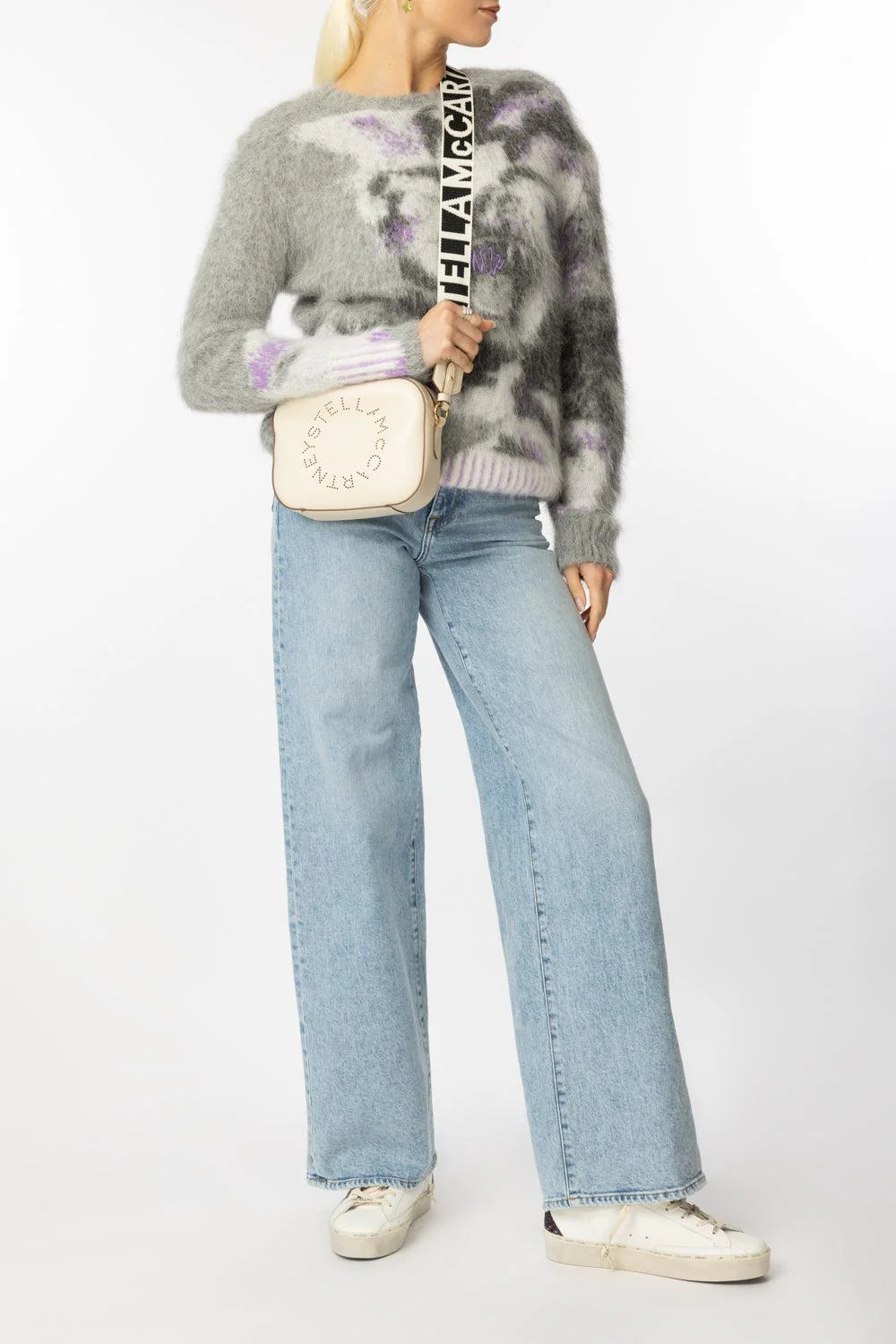 Logo Crossbody Bag - Pure White - Image 2
