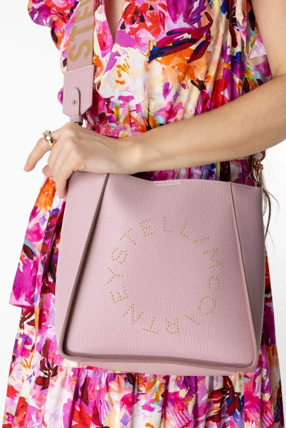 Mini Logo Crossbody Bag - Pale Mauve - Image 2