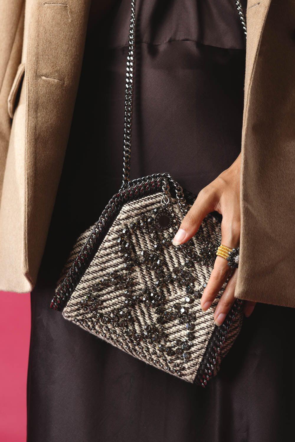 Tiny Embroidered Crystal Tote - Image 2
