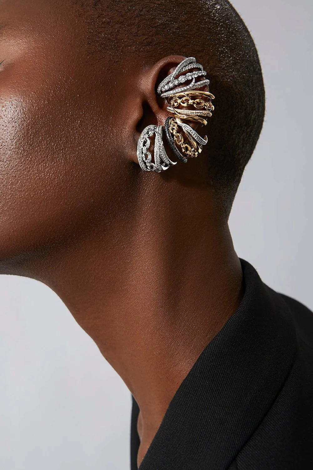 Bound Together Cuff Earrings - Image 2