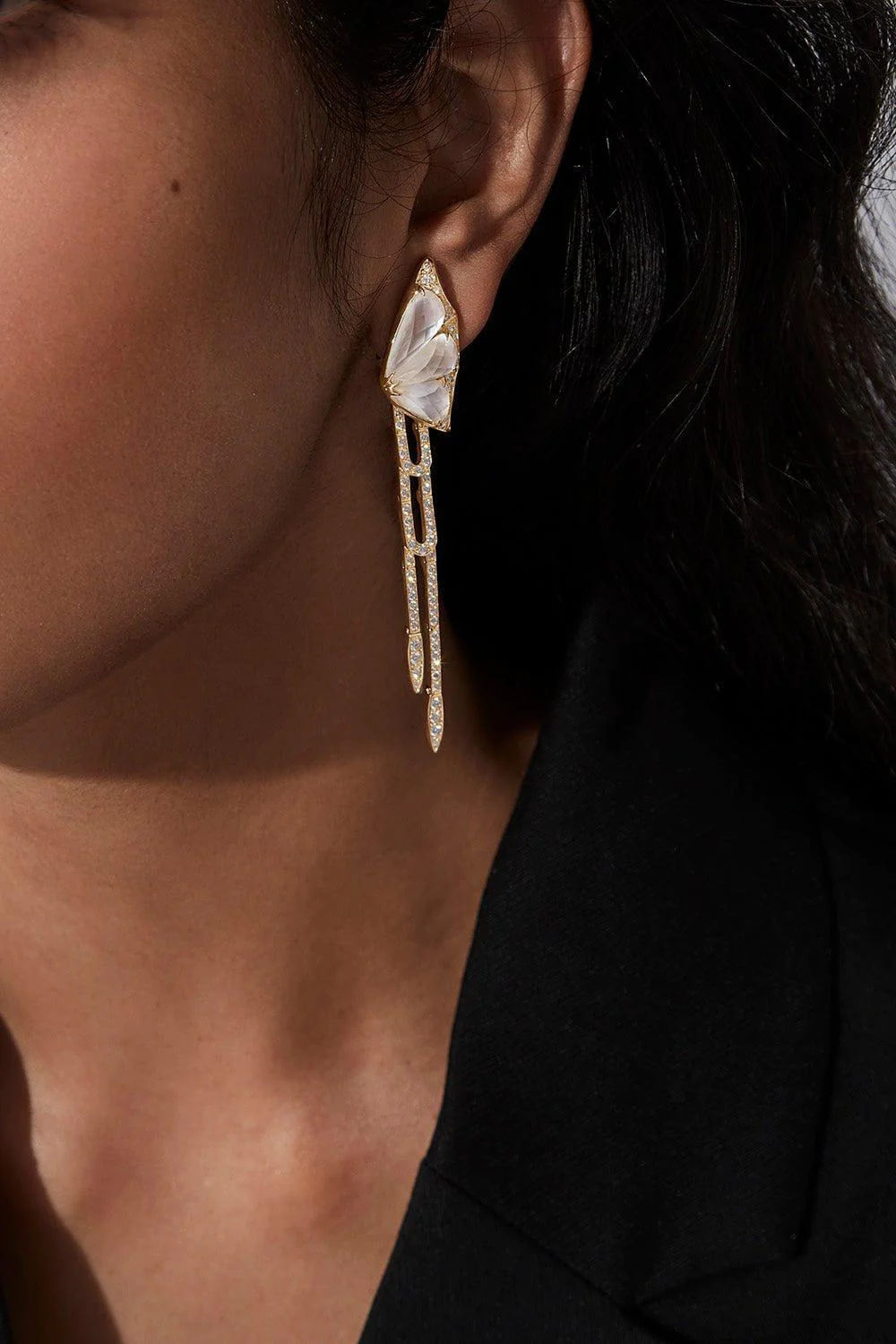 Fly By Night Detachable Drop Earrings - Image 2