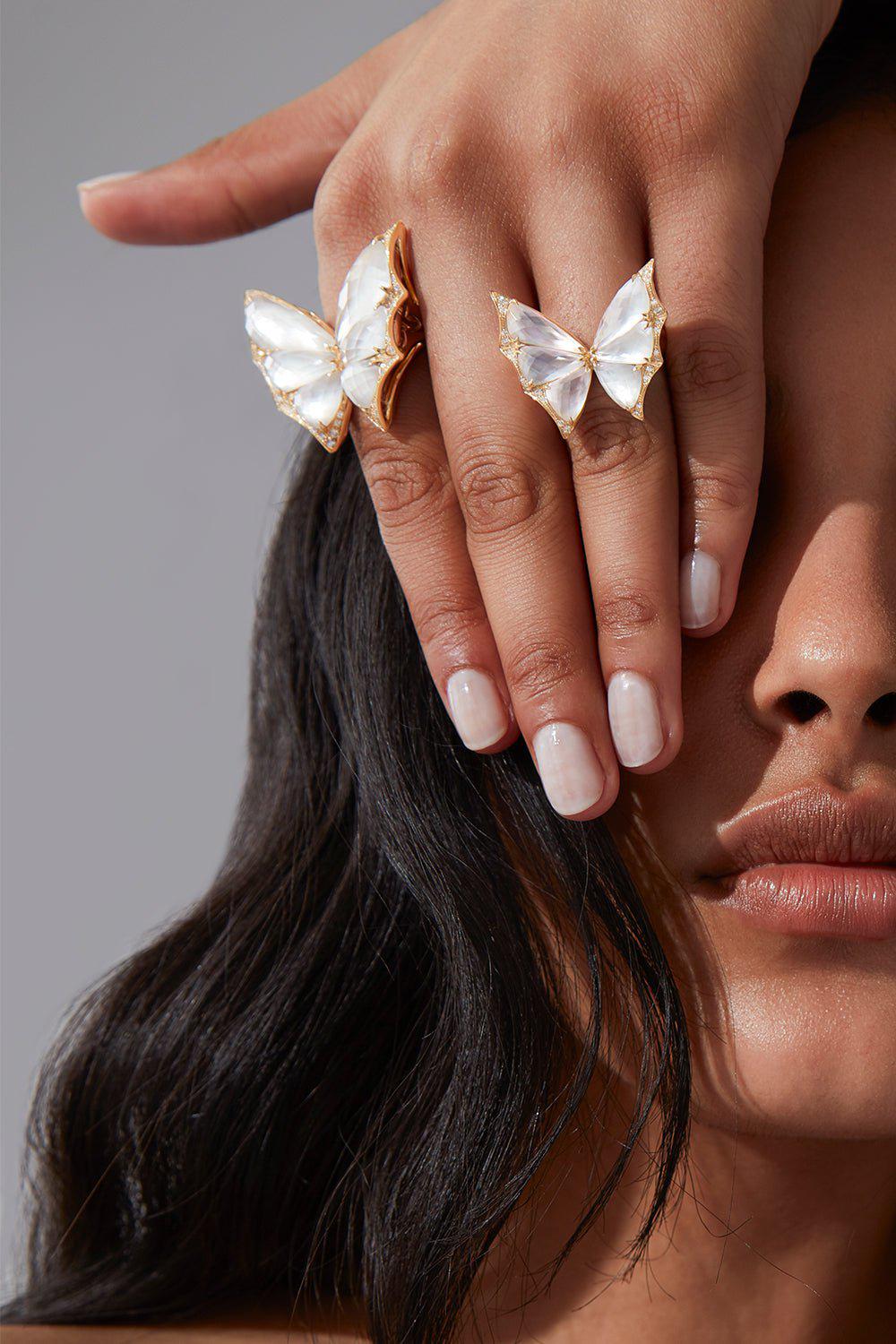 Fly By Night Large Cocktail Ring - Image 4